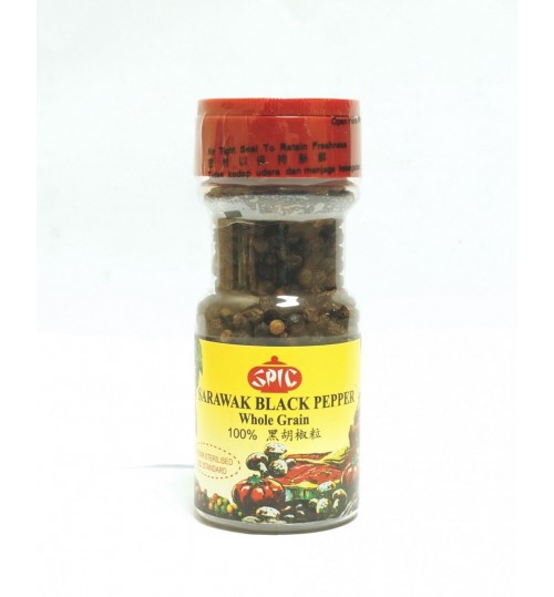 沙劳越黑胡椒完整粒装（可调帽PET瓶）	320克